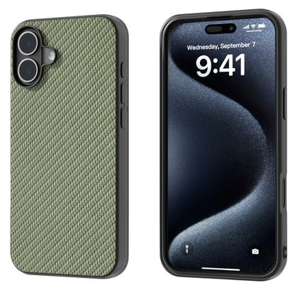 Carbon Fiber Texture Protective Phone Case, For iPhone 16 Pro Max, For iPhone 16 Pro�������������...