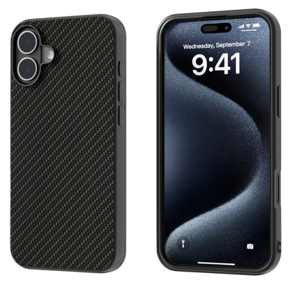 Carbon Fiber Texture Protective Phone Case, For iPhone 16 Pro Max, For iPhone 16 Pro�������������...