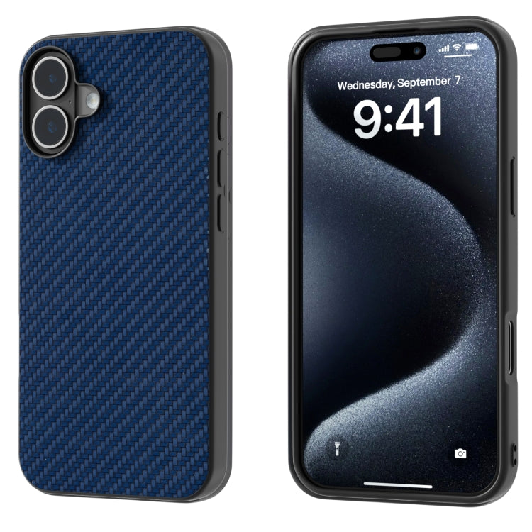 Carbon Fiber Texture Protective Phone Case, For iPhone 16 Pro Max, For iPhone 16 Pro�������������...