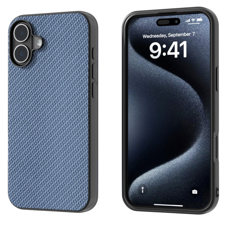 Carbon Fiber Texture Protective Phone Case, For iPhone 16 Pro Max, For iPhone 16 Pro�������������...