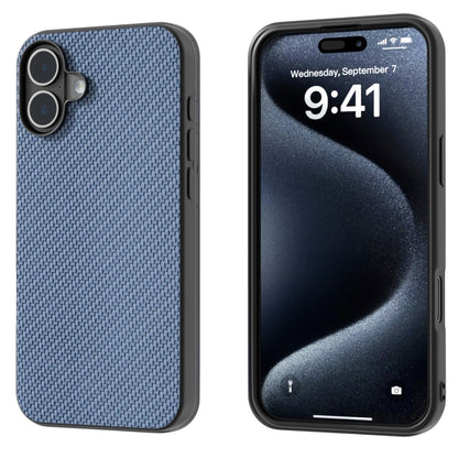 Carbon Fiber Texture Protective Phone Case, For iPhone 16 Pro Max, For iPhone 16 Pro�������������...