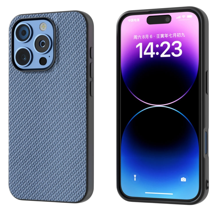 Carbon Fiber Texture Protective Phone Case, For iPhone 16 Pro Max, For iPhone 16 Pro�������������...