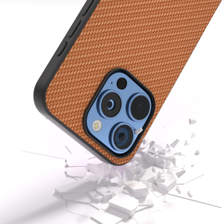Carbon Fiber Texture Protective Phone Case, For iPhone 16 Pro Max, For iPhone 16 Pro�������������...