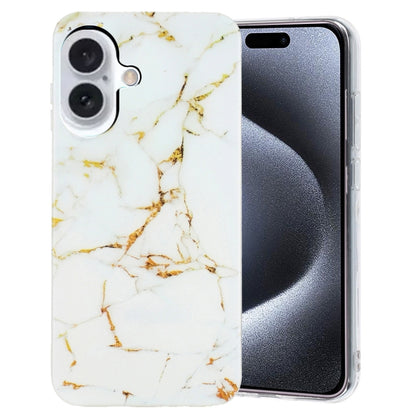 IMD Marble TPU Phone Case, For iPhone 16 Pro Max, For iPhone 16 Pro, For iPhone 16 Plus����������...