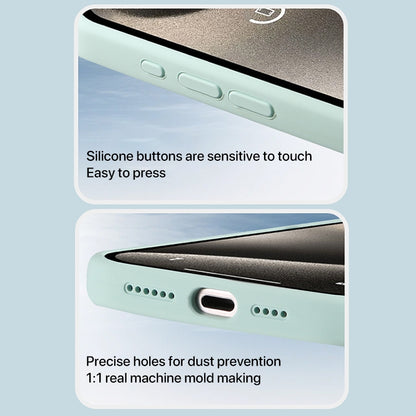 Liquid Silicone MagSafe Full Coverage Phone Case with Lens Film