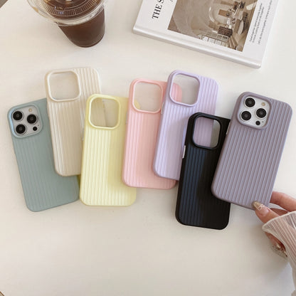 Macaroon Tile Stripe TPU Hybrid PC Phone Case, For iPhone 16 Pro Max, For iPhone 16 Pro����������...