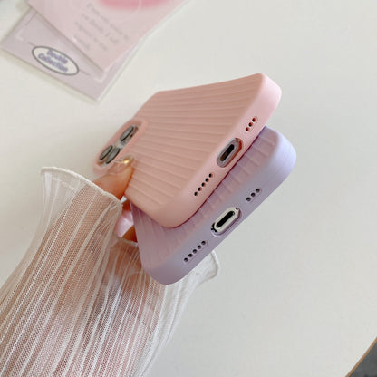 Macaroon Tile Stripe TPU Hybrid PC Phone Case, For iPhone 12, For iPhone 12 Pro Max��������������...