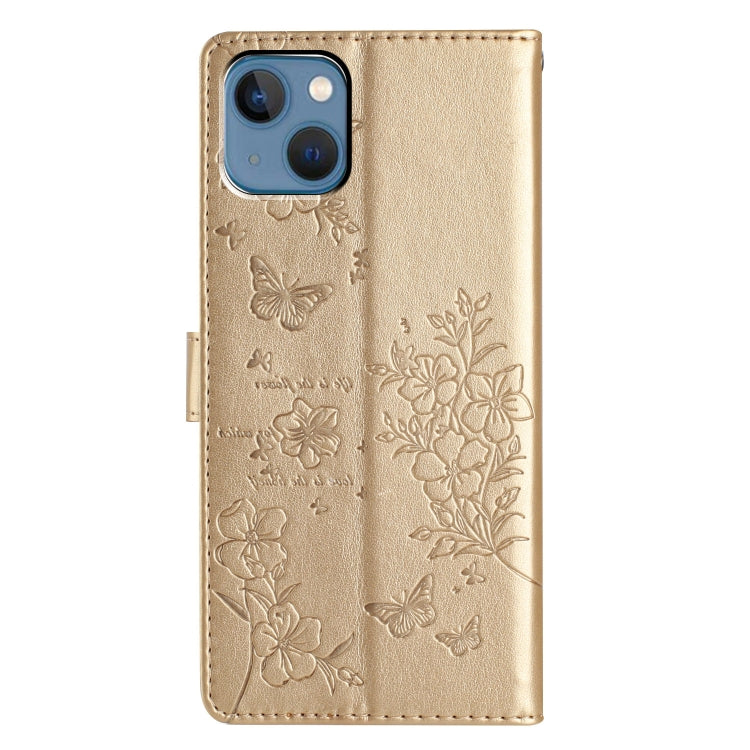 Butterflies and Flowers Leather Phone Case