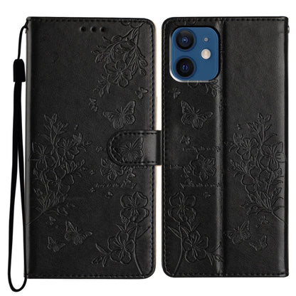 Butterflies and Flowers Leather Phone Case
