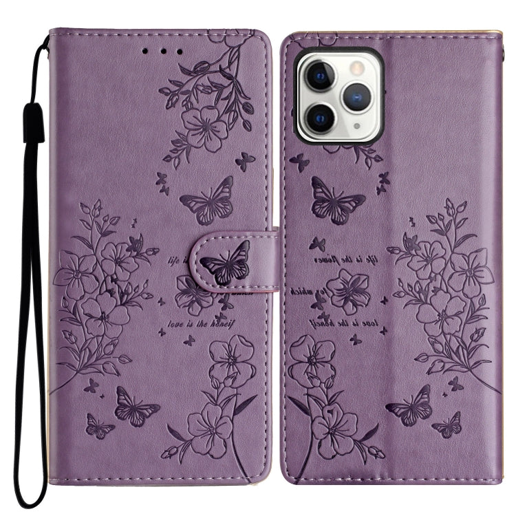 Butterflies and Flowers Leather Phone Case