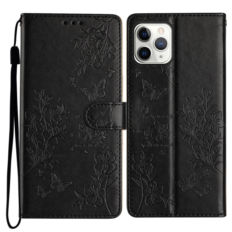 Butterflies and Flowers Leather Phone Case