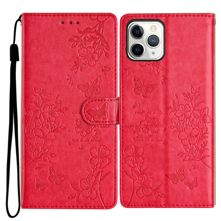 Butterflies and Flowers Leather Phone Case