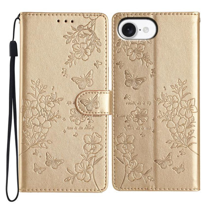 Butterflies and Flowers Leather Phone Case