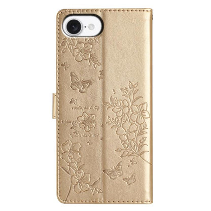 Butterflies and Flowers Leather Phone Case