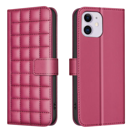Square Texture Leather Phone Case, For iPhone 12 / 12 Pro, For iPhone 12 Pro Max�����������������...