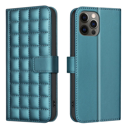 Square Texture Leather Phone Case, For iPhone 12 / 12 Pro, For iPhone 12 Pro Max�����������������...