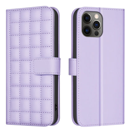 Square Texture Leather Phone Case, For iPhone 12 / 12 Pro, For iPhone 12 Pro Max�����������������...
