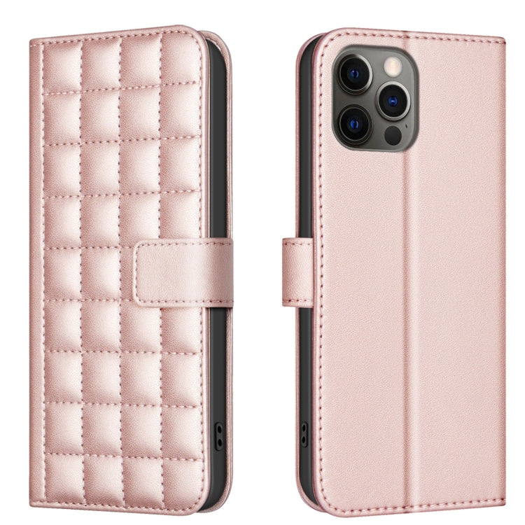 Square Texture Leather Phone Case, For iPhone 12 / 12 Pro, For iPhone 12 Pro Max�����������������...