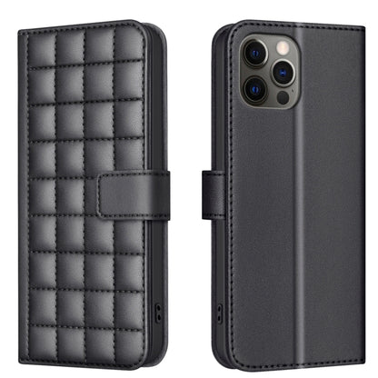 Square Texture Leather Phone Case, For iPhone 12 / 12 Pro, For iPhone 12 Pro Max�����������������...