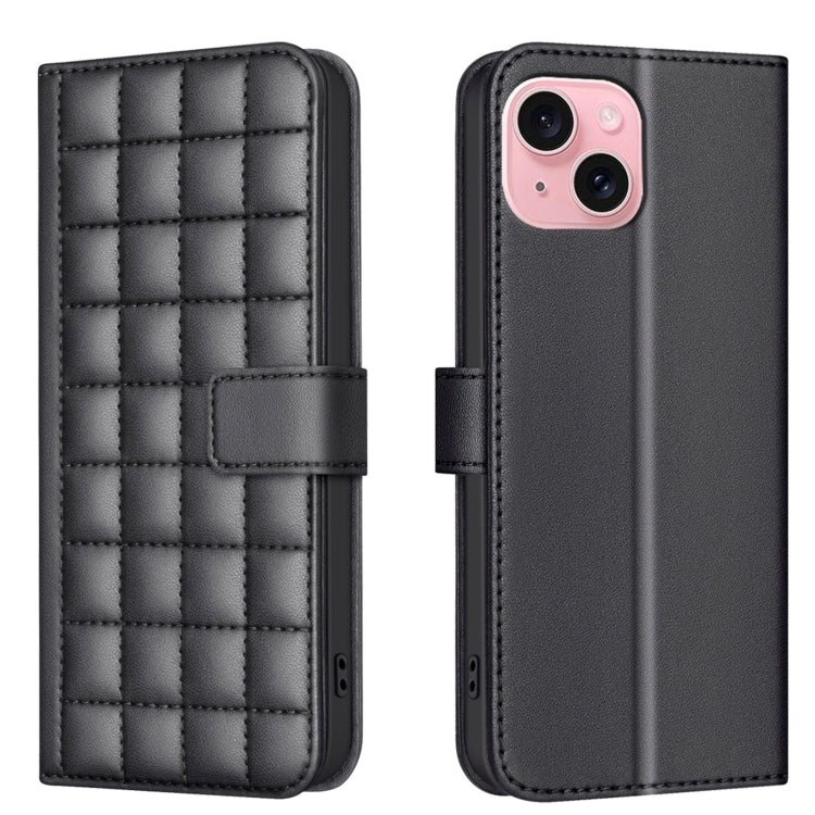 Square Texture Leather Phone Case, For iPhone 17 Pro Max, For iPhone 16e, For iPhone 16 Pro Max��...