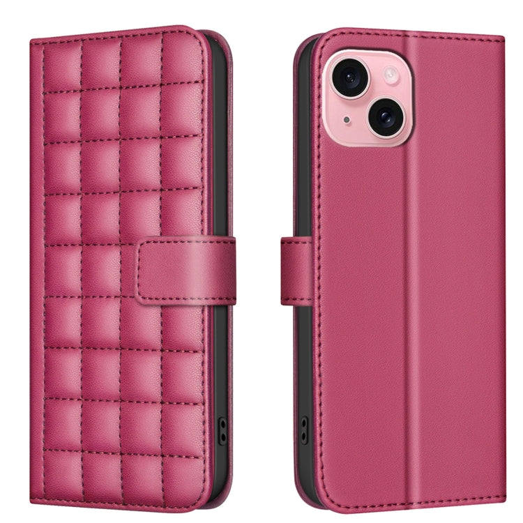 Square Texture Leather Phone Case, For iPhone 17 Pro Max, For iPhone 16e, For iPhone 16 Pro Max��...
