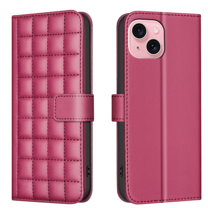 Square Texture Leather Phone Case, For iPhone 17 Pro Max, For iPhone 16e, For iPhone 16 Pro Max��...