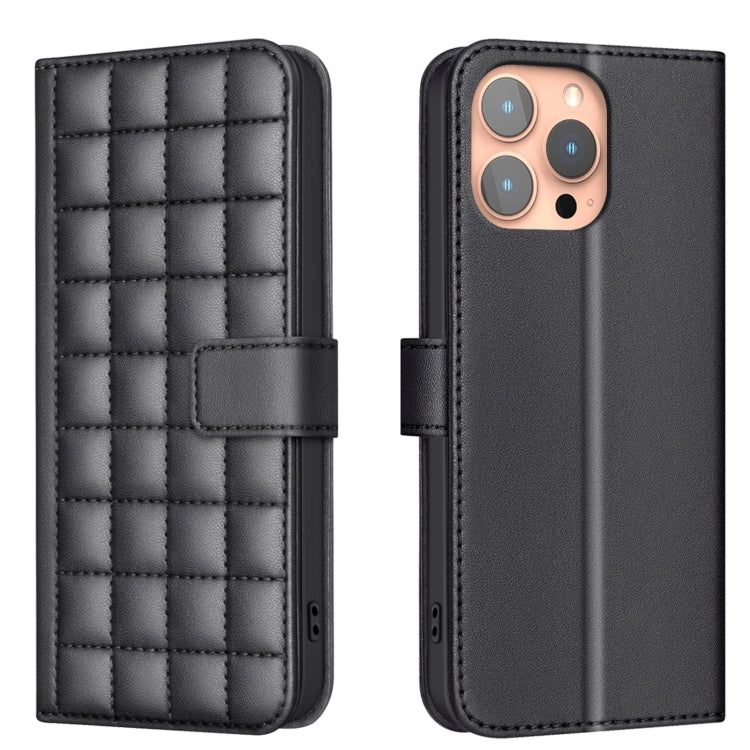 Square Texture Leather Phone Case, For iPhone 17 Pro Max, For iPhone 16e, For iPhone 16 Pro Max��...