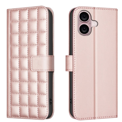 Square Texture Leather Phone Case, For iPhone 17 Pro Max, For iPhone 16e, For iPhone 16 Pro Max��...