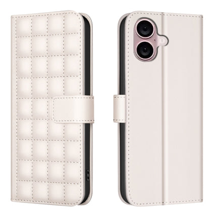 Square Texture Leather Phone Case, For iPhone 17 Pro Max, For iPhone 16e, For iPhone 16 Pro Max��...