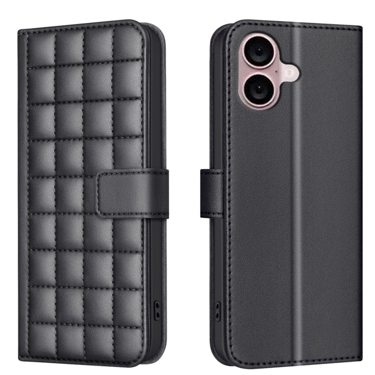 Square Texture Leather Phone Case, For iPhone 17 Pro Max, For iPhone 16e, For iPhone 16 Pro Max��...