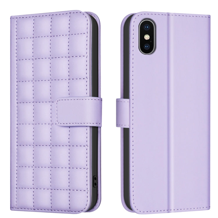 Square Texture Leather Phone Case, For iPhone 12 / 12 Pro, For iPhone 12 Pro Max�����������������...
