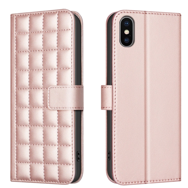 Square Texture Leather Phone Case, For iPhone 12 / 12 Pro, For iPhone 12 Pro Max�����������������...