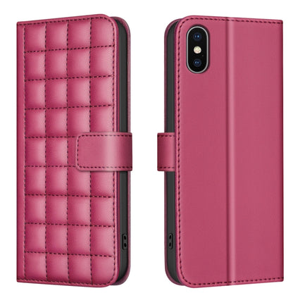 Square Texture Leather Phone Case, For iPhone 12 / 12 Pro, For iPhone 12 Pro Max�����������������...