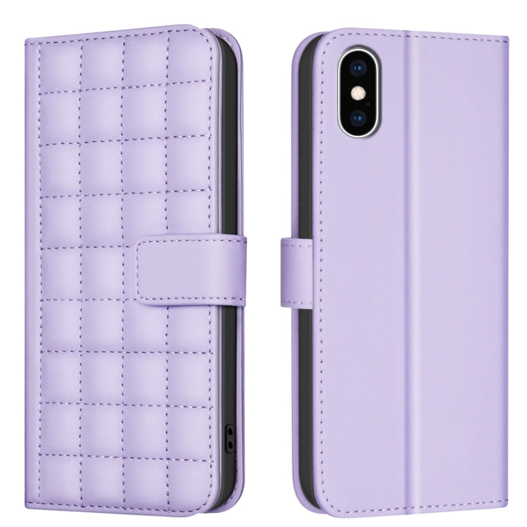 Square Texture Leather Phone Case, For iPhone 12 / 12 Pro, For iPhone 12 Pro Max�����������������...