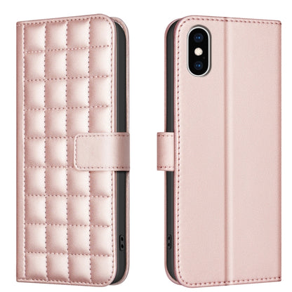 Square Texture Leather Phone Case, For iPhone 12 / 12 Pro, For iPhone 12 Pro Max�����������������...