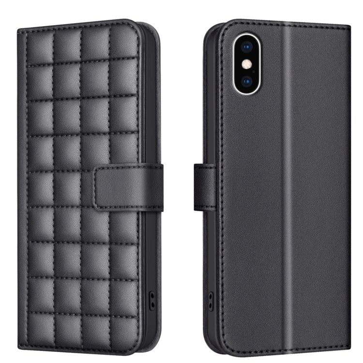Square Texture Leather Phone Case, For iPhone 12 / 12 Pro, For iPhone 12 Pro Max�����������������...