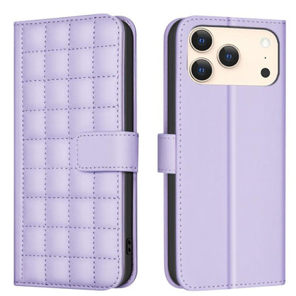 Square Texture Leather Phone Case, For iPhone 17 Pro Max, For iPhone 16e, For iPhone 16 Pro Max��...