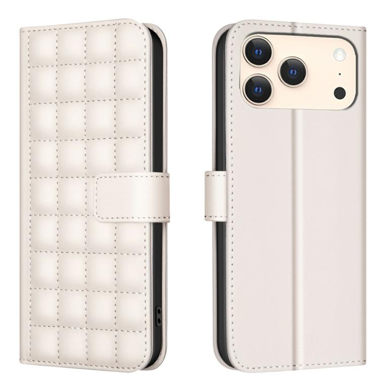 Square Texture Leather Phone Case, For iPhone 17 Pro Max, For iPhone 16e, For iPhone 16 Pro Max��...