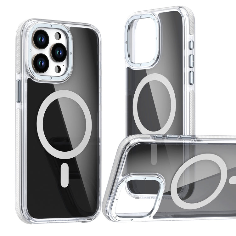 Magsafe Dual-Color Transparent Black Full Coverage Phone Case, For iPhone 16 Pro Max�������������...
