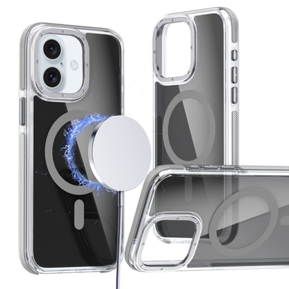 Magsafe Dual-Color Transparent Black Full Coverage Phone Case, For iPhone 16 Pro Max�������������...