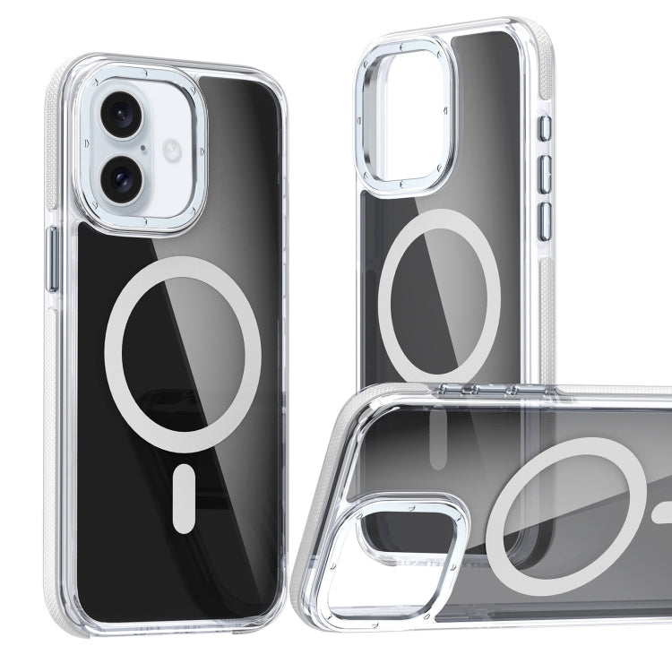 Magsafe Dual-Color Transparent Black Full Coverage Phone Case, For iPhone 16 Pro Max�������������...