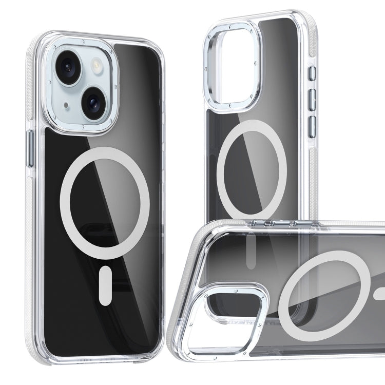 Magsafe Dual-Color Transparent Black Full Coverage Phone Case, For iPhone 16 Pro Max�������������...