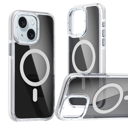 Magsafe Dual-Color Transparent Black Full Coverage Phone Case, For iPhone 16 Pro Max�������������...