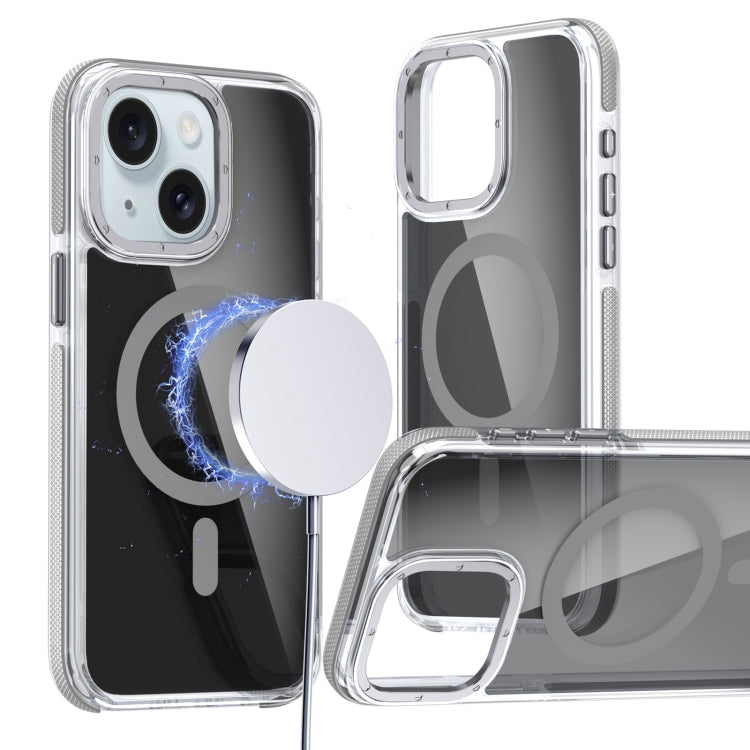 Magsafe Dual-Color Transparent Black Full Coverage Phone Case, For iPhone 16 Pro Max�������������...