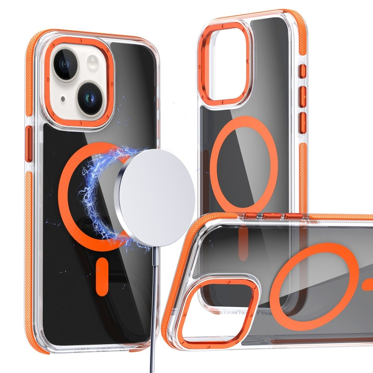Magsafe Dual-Color Transparent Black Full Coverage Phone Case, For iPhone 16 Pro Max�������������...