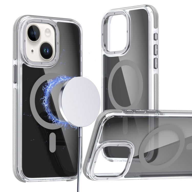 Magsafe Dual-Color Transparent Black Full Coverage Phone Case, For iPhone 16 Pro Max�������������...