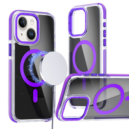 Magsafe Dual-Color Transparent Black Full Coverage Phone Case, For iPhone 16 Pro Max�������������...