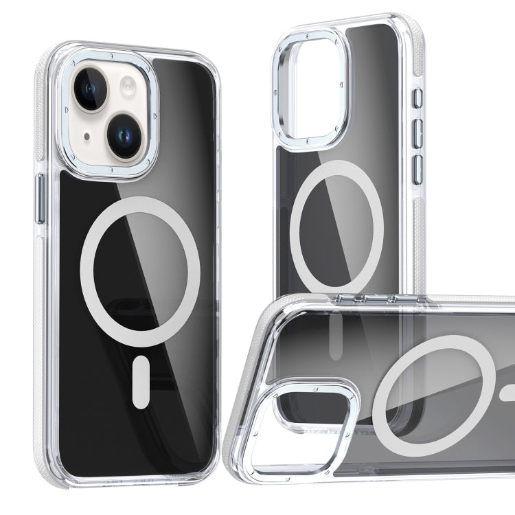 Magsafe Dual-Color Transparent Black Full Coverage Phone Case, For iPhone 16 Pro Max�������������...