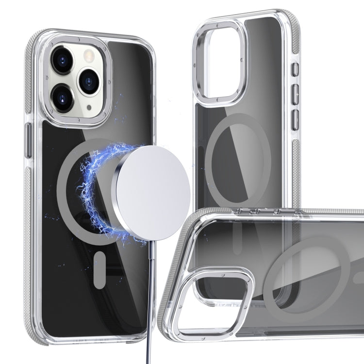 Magsafe Dual-Color Transparent Black Full Coverage Phone Case, For iPhone 16 Pro Max�������������...