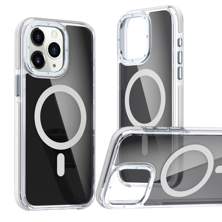 Magsafe Dual-Color Transparent Black Full Coverage Phone Case, For iPhone 16 Pro Max�������������...